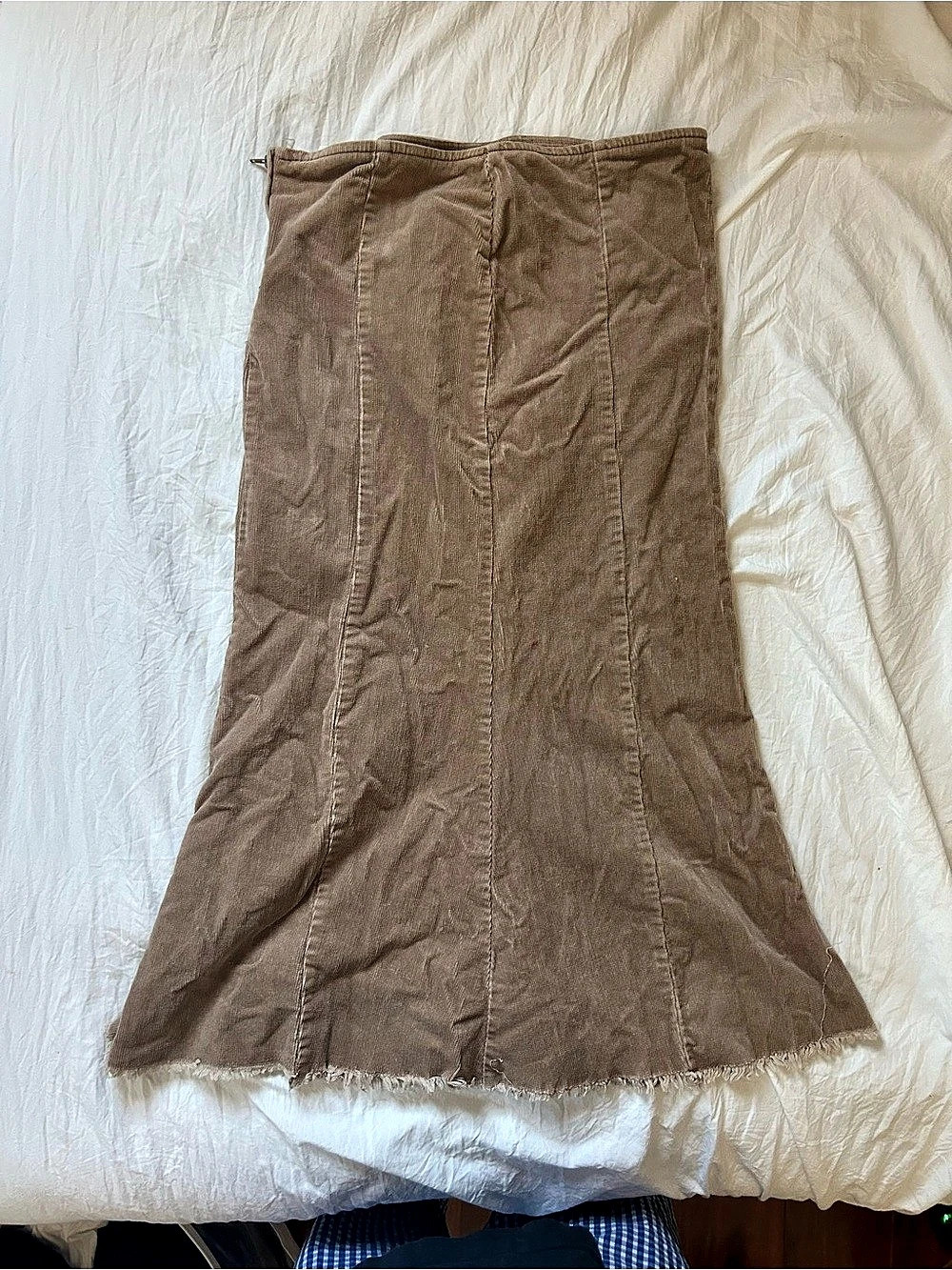 CLOSET Corduroy Maxi Skirt Size Small